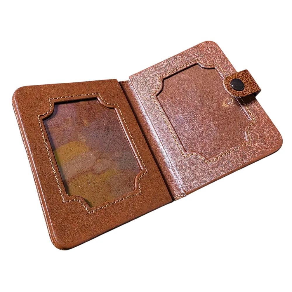 Brown Textured Wallet